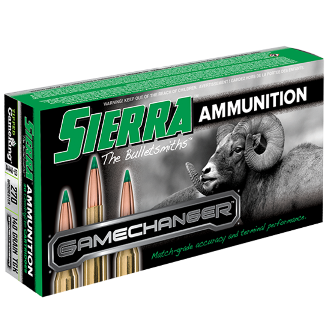 Sierra GameChanger 270 Win 140 Grain TGK Spotted Dog Sporting Goods
