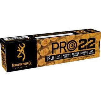 Browning Browning Pro 22 LR 40gr LRN 100pk