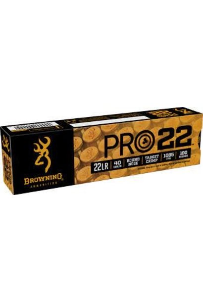 Browning Pro 22 LR 40gr LRN 100pk