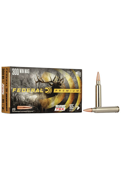 Federal Premium 300 Win Mag 165gr Barnes TSX