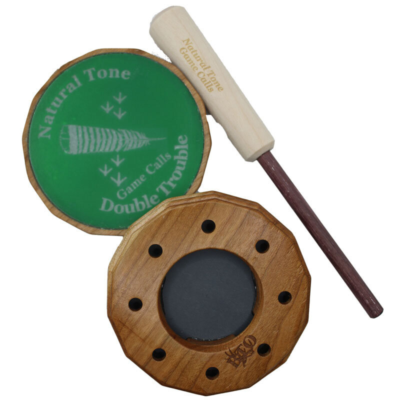 Big Timber Outdoors Double Trouble Pot Call Spotted Dog Sporting Goods