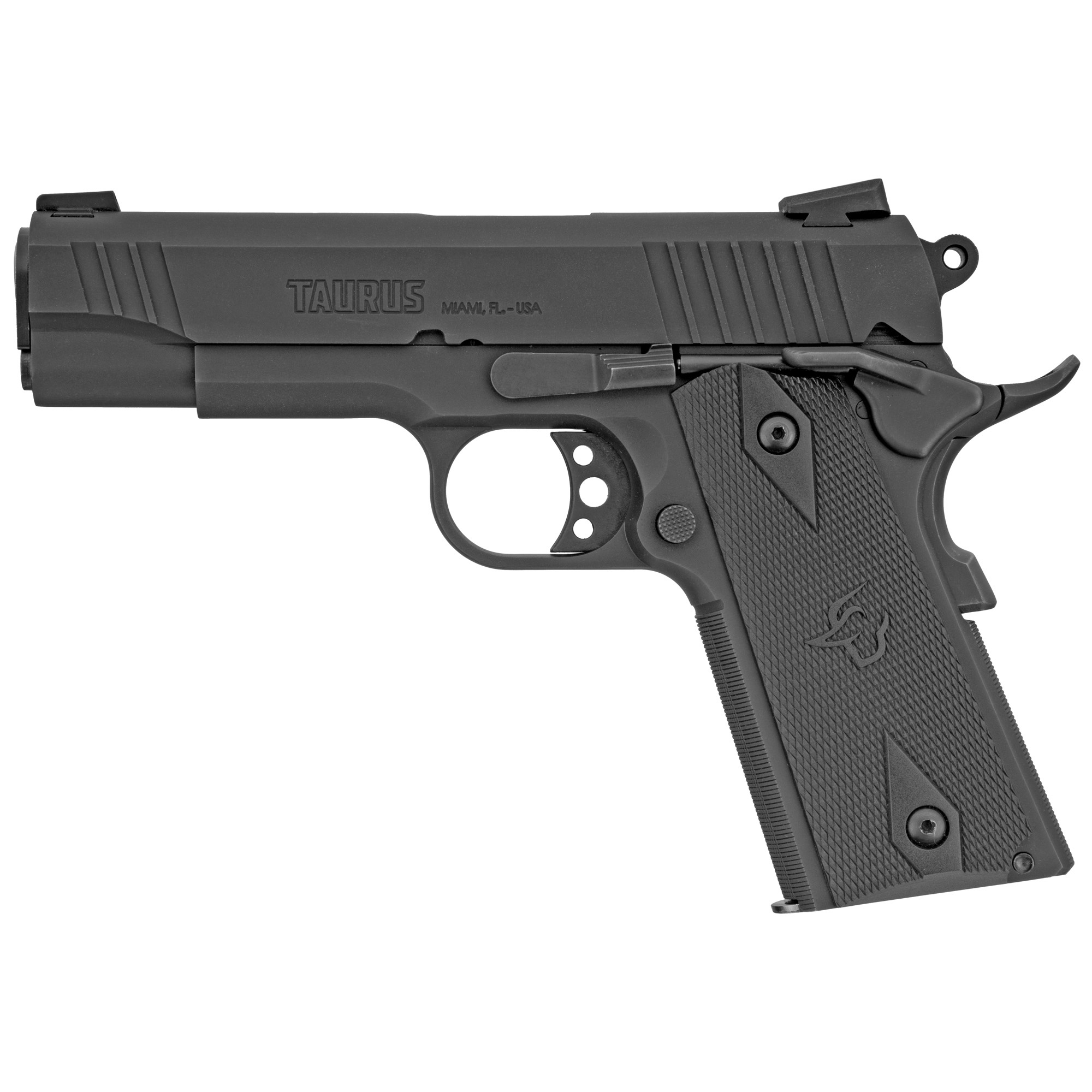 Taurus 1911 COMMANDER 9MM LUGER, 4.25'' Blue, 9+1 RND Spotted Dog