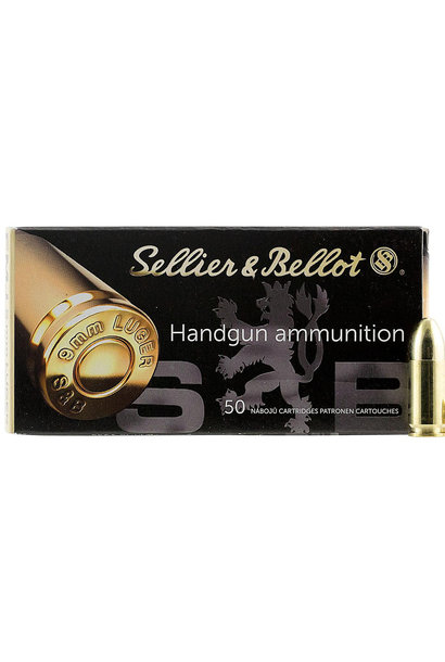 Sellier & Bellot 9mm 115gr FMJ 50 Rounds