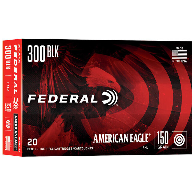 American Eagle 300 ACC Blackout 150gr FMJ 20rd