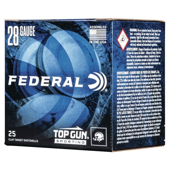 Federal Top Gun 28 Gauge 2 3/4" #9 3/4oz