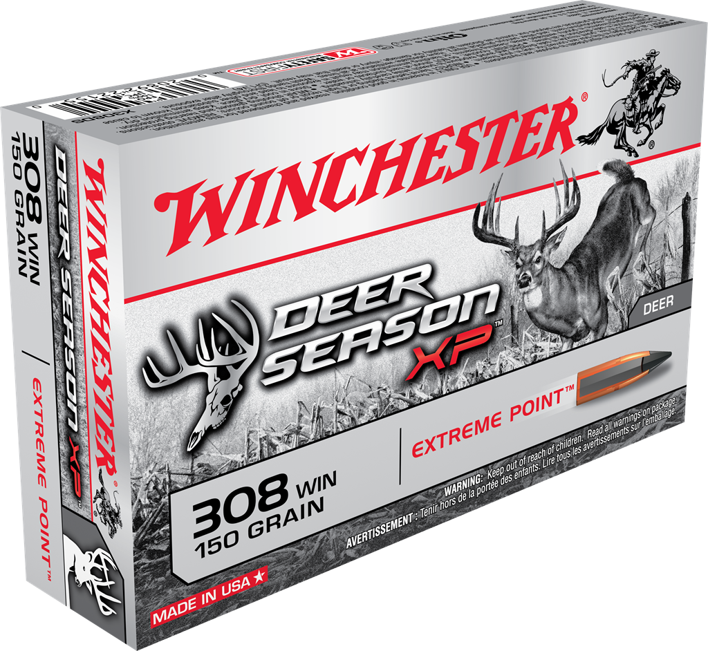 Winchester 308 Win Deer Season XP 150gr Extreme Point - Spotted