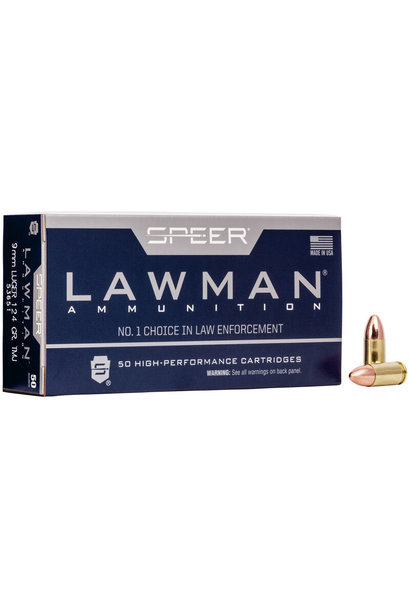 Speer Lawman 9mm Luger 124gr Total Metal Jacket 50rd