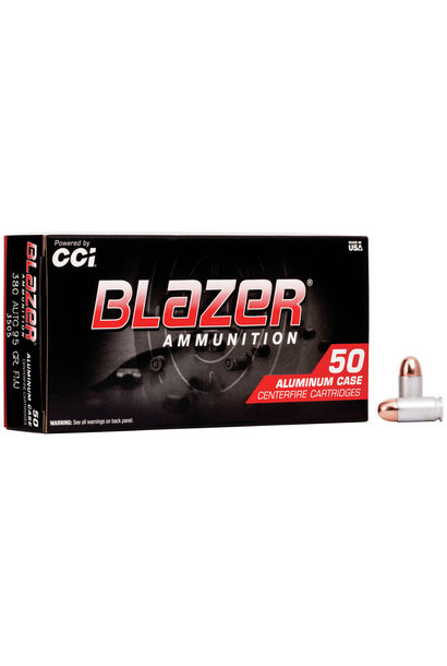 CCI Blazer 380 ACP 95gr Full Metal Jacket 50rd