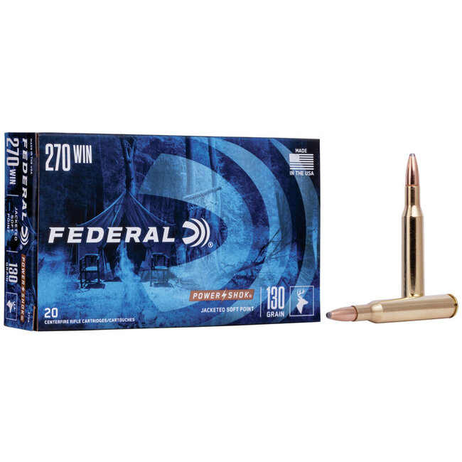 Federal Power Shok 270 Winchester 130gr JSP 20rd