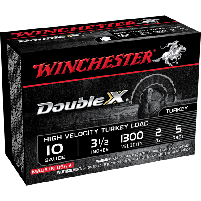 Winchester Double X 10ga 3 1/2'' 2oz #5 High Velocity Turkey Load