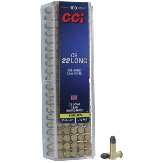 CCI CB 22 Long 29 Grain LRN Subsonic 100rd Box