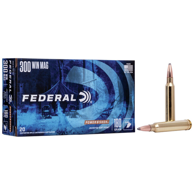 Federal Power Shok 300 Win Mag 180gr JSP 20rd