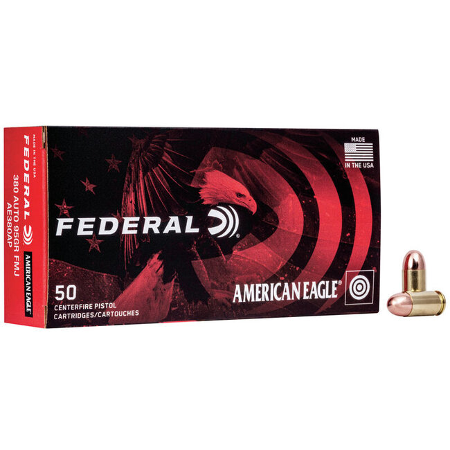 American Eagle 380 ACP 95gr FMJ 50rd