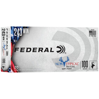 Federal Federal Non-Typical 243 Winchester 100gr SP 20rd