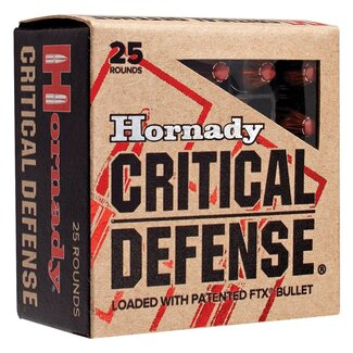 Hornady Hornady Critical Defense 9MM 115 Grain FTX