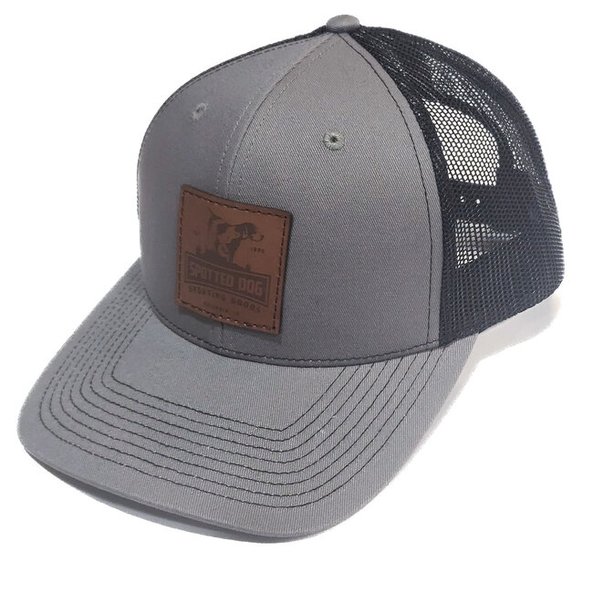 Spotted Dog Outdoor Cap 6 Panel Mesh Back Structured or Unstructured Cap