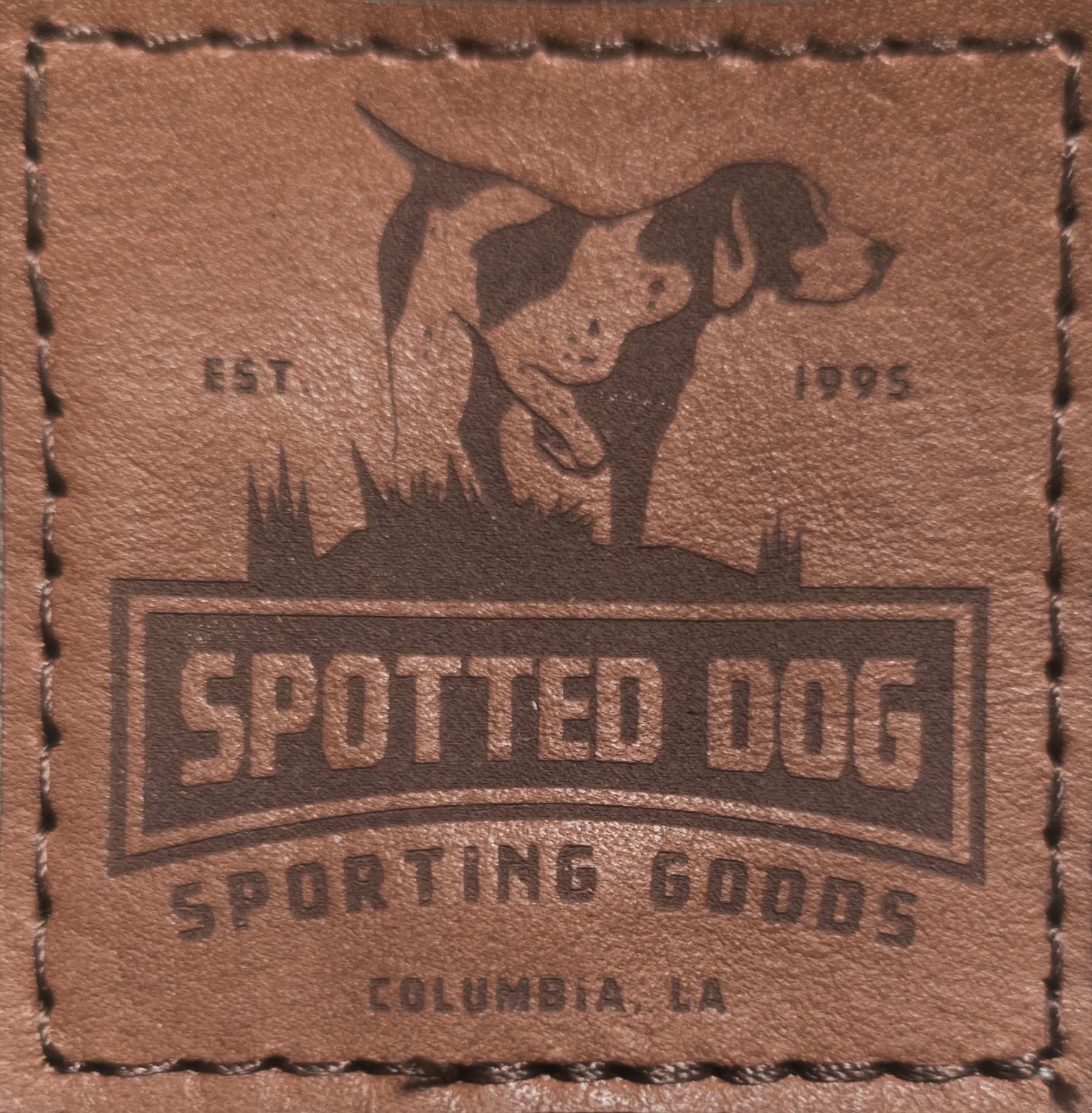 Spotted Dog Outdoor Cap 6 Panel Mesh Back Cap Spotted Dog Sporting Goods