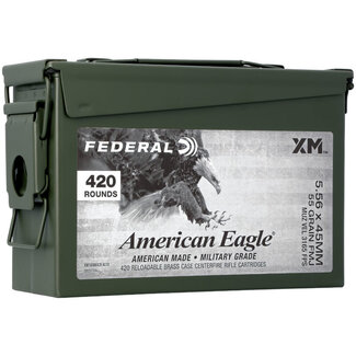 Federal Federal American Eagle XM193 5.56 55gr FMJ 420rd Ammo Can
