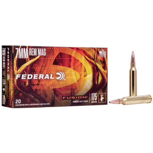 Federal Fusion 7mm Rem Mag 175gr Bonded SP 20rd