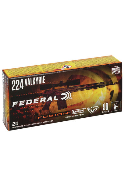 Federal Fusion MSR 224 Valkarie 90gr Bonded SP 20rd