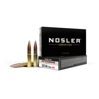 Nosler Nosler Match Grade 300 Blackout 220gr CC HPBT Suppressor Ready 20rd