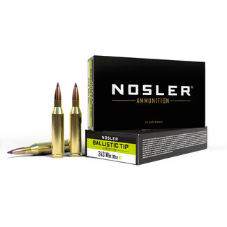 Nosler Nosler Ballistic Tip Ammo 243 Winchester 90 Grain 20rd