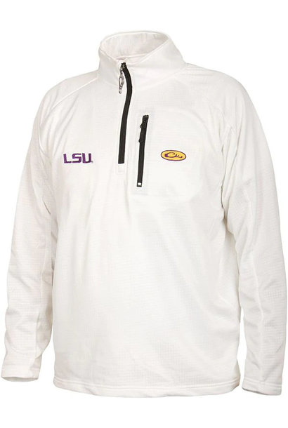 Drake Breathelite 1/4 Zip LSU Emblem