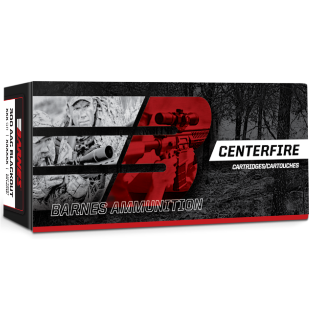 Barnes JHP Rifle 300 AAC Blackout 120gr 20rd