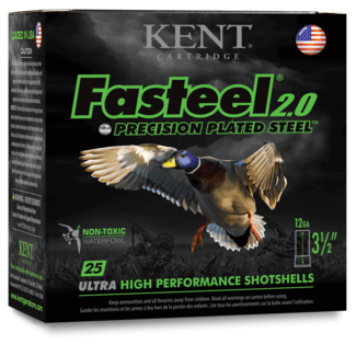 Kent Kent Fasteel 2.0 12ga 3" #BB Steel 1.375 oz 1300 FPS 25rd