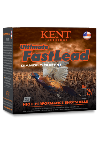 Kent FastLead 12ga 2.75" #6 Lead 1.25 oz 1345 FPS 25rd