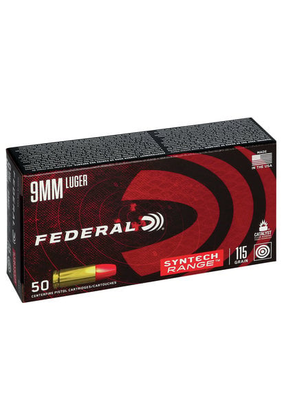 Federal Syntech Range 9mm 115gr SJFN 50rd
