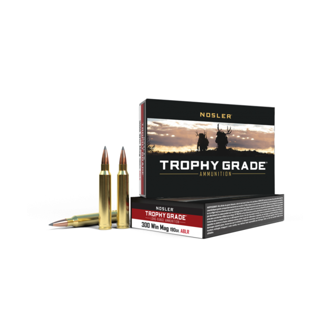 Nosler Trophy Grade 300 Win Mag 190gr Accubond LR
