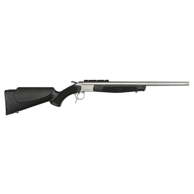 CVA Scout TD Compact 243 Winchester BLK/SS 20" Threaded