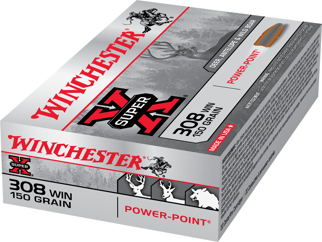 Winchester Super X 308 Win 150gr Power Point Spotted Dog Sporting Goods