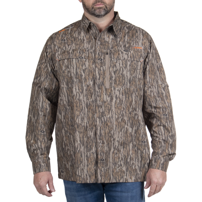 Habit Men's Hatcher Pass Long Sleeve Camo Guide Shirt