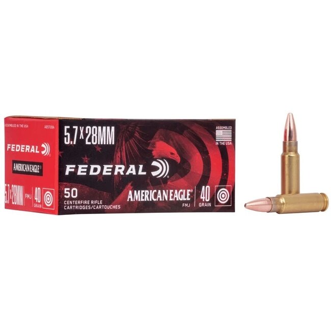 American Eagle 5.7X28 40gr FMJ 50 Rd Box