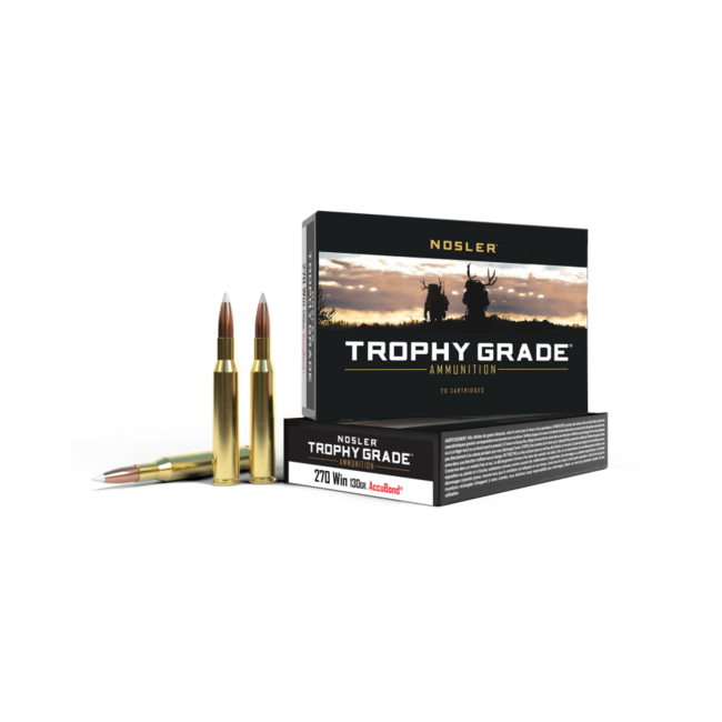 Nosler Trophy Grade 270 Winchester 130gr AccuBond 20rd