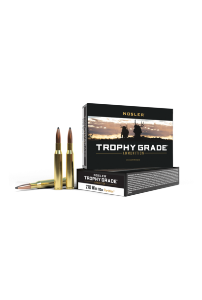 Nosler Trophy Grade 270 Winchester 130gr Partition 20rd