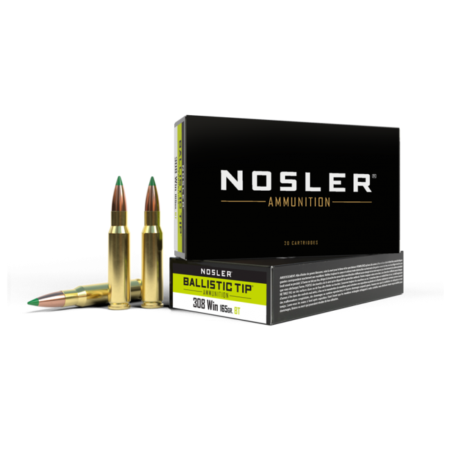 Nosler Ballistic Tip 308 Winchester 165gr 20rd