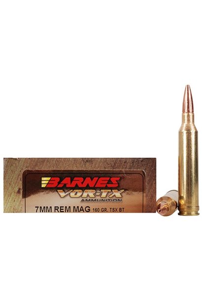 Barnes Vor-Tx 7mm Rem Mag 160gr TSX 20rd