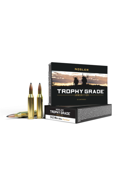 Nosler Trophy Grade 243 Winchester 100gr Partition 20rd