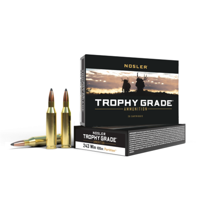 Nosler Trophy Grade 243 Winchester 100gr Partition 20rd