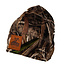 Richardson Spotted Dog Richardson Camo Microfleece Beanie Embossed Leather Patch