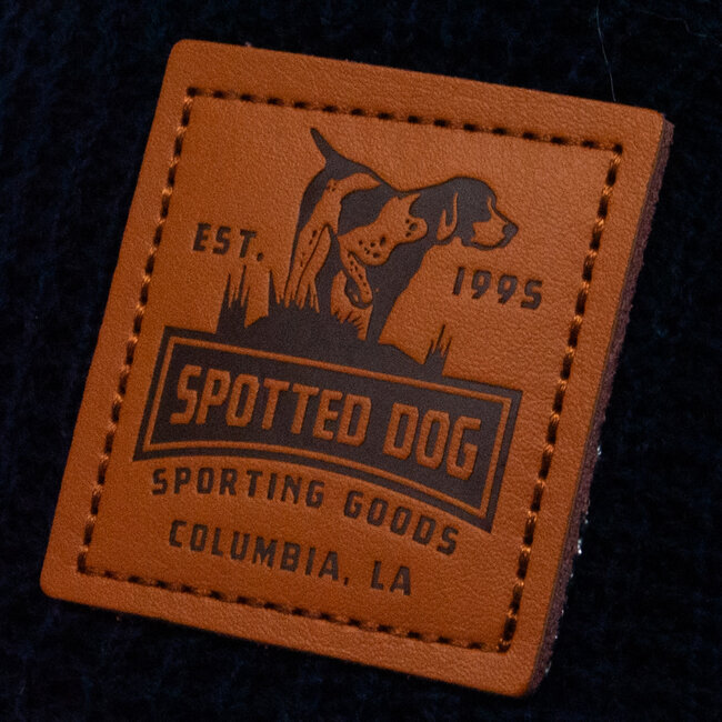 Spotted Dog Richardson 146 Waffle Knit Beanie with Cuff with Standard Logo Embossed Leather Patch