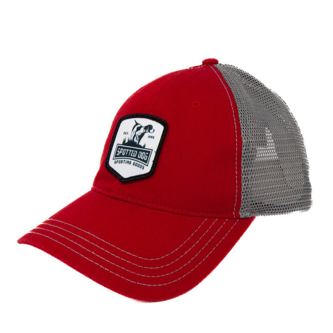 Richardson 111 Spotted Dog Logo Garment Washed Trucker Cap Sublimated Patch