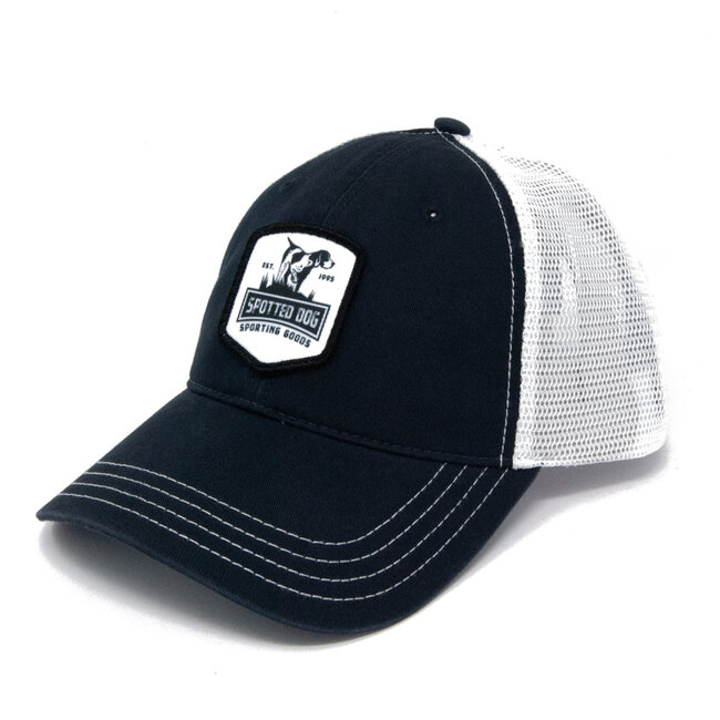 Richardson 111 Spotted Dog Logo Garment Washed Trucker Cap Sublimated Patch