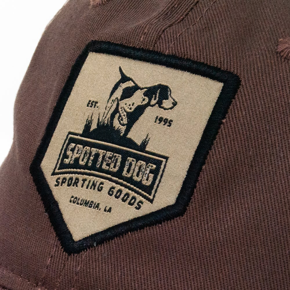 Spotted Dog Outdoor Cap 6 Panel Mesh Back Cap - Spotted Dog Sporting Goods