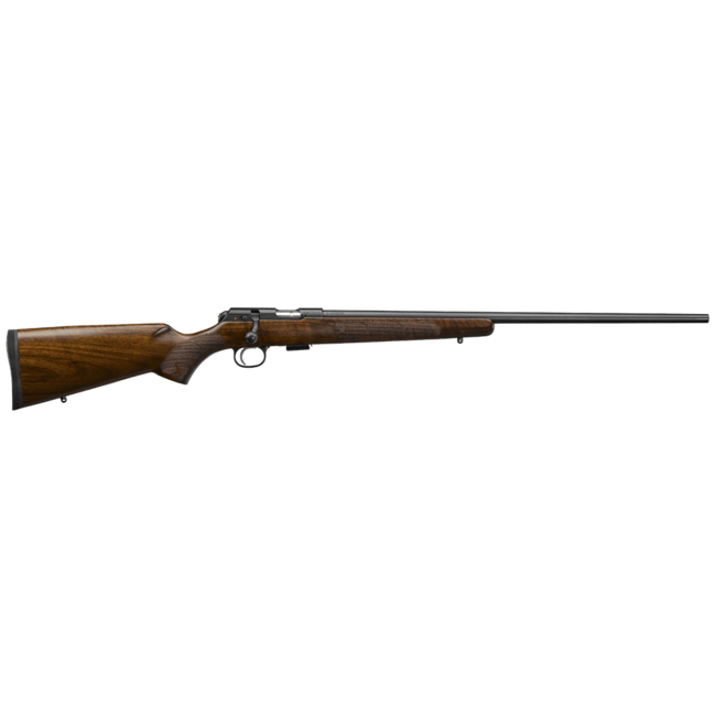 CZ 457 American 22LR Walnut/Blued 24.8"
