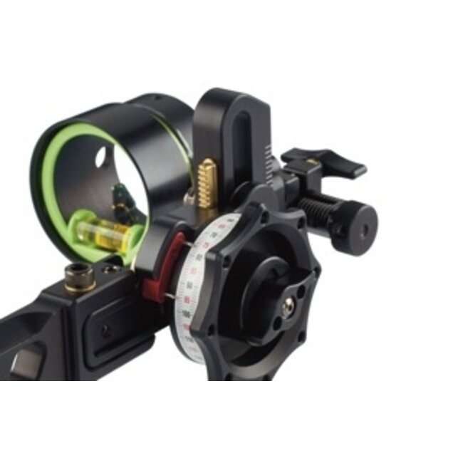 HHA Tetra Tournament Edition  RYZ 2510 w/.010 2 Pin 1 5/8" Scope Green/Red Short Bar CLOSEOUT