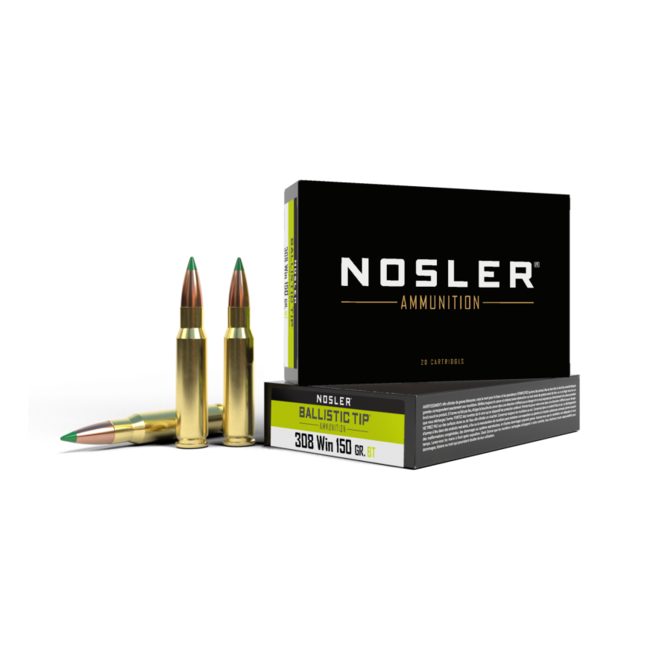 Nosler Ballistic Tip 308 Winchester 150gr 20rd